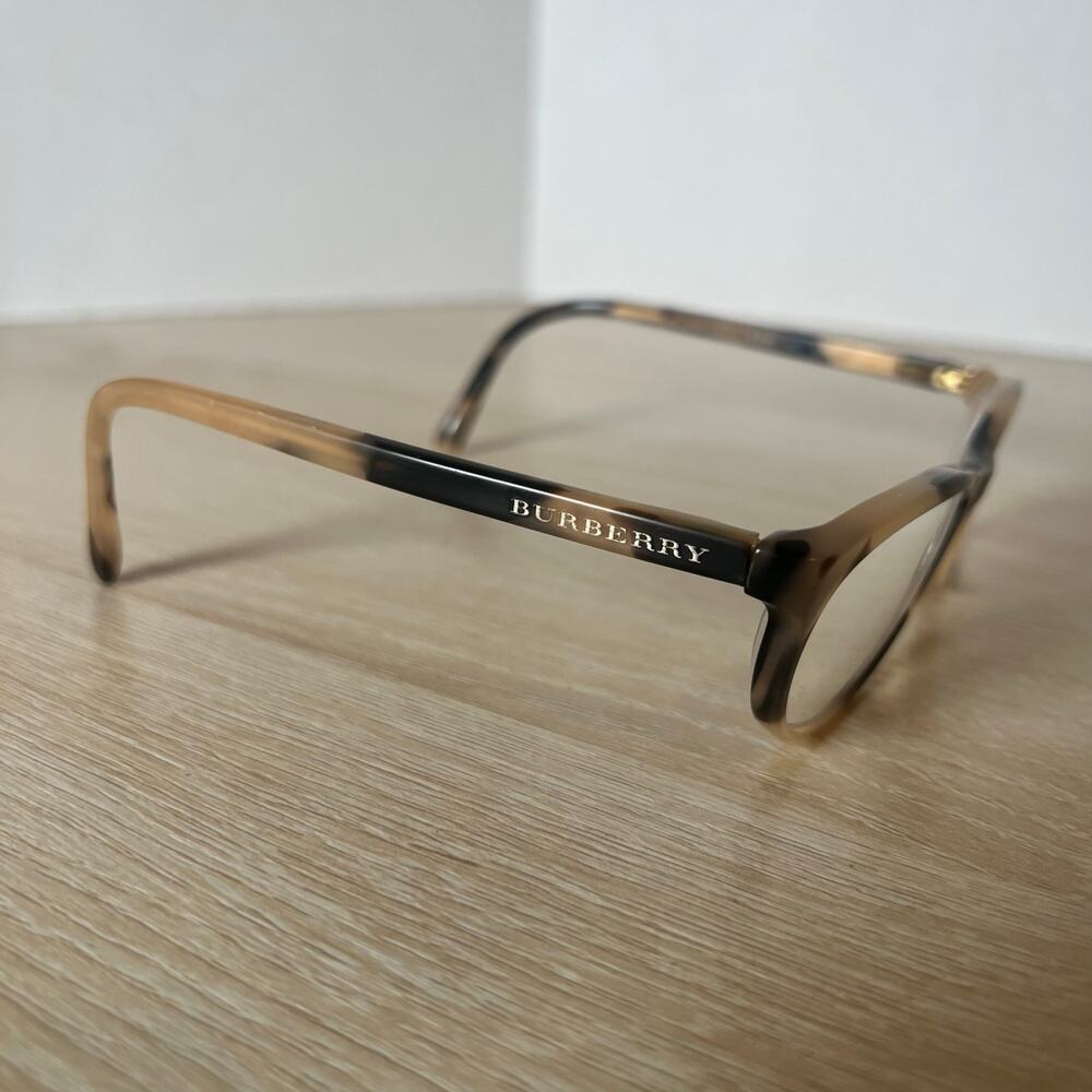 Burberry B2180 3501 Eyeglasses Beige Tan Tortoise Frames 52-16-140 Italy - Picture 12 of 12